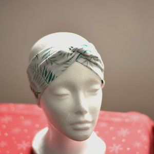 Boho super soft handmade fern headband